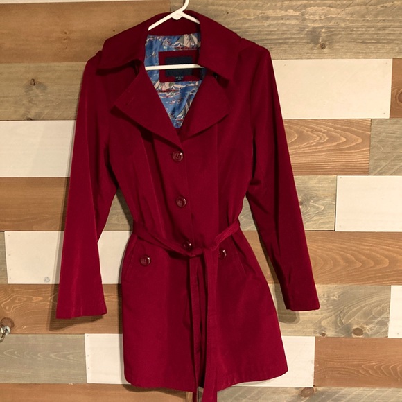 Nautica Jackets & Blazers - 💖Deep Red Nautica Women‘s Raincoat